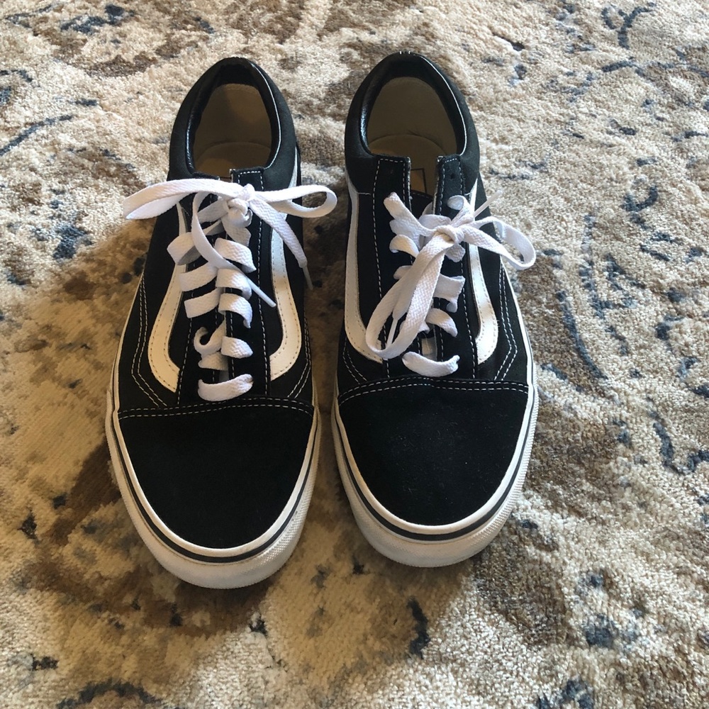 Classic black and white Vans